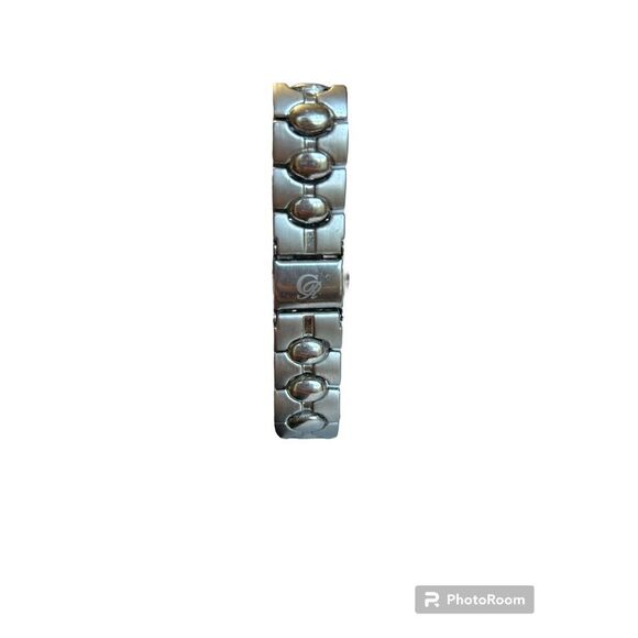 Charles Raymond Womens Silver Tone Quartz Watch Blue Face Dial V1106L - Picture 2 of 3